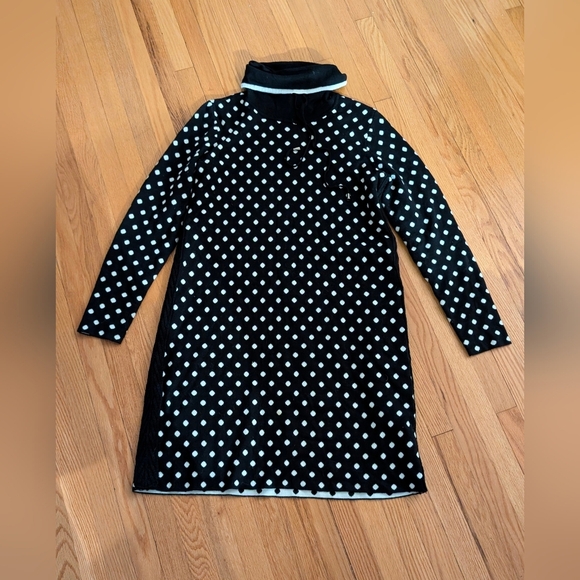 Tristan Monochrome Polka Dot Fabric - Picture 1 of 3